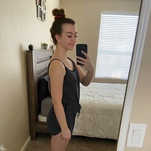 Grey Romper